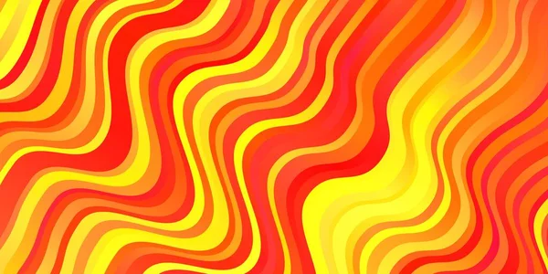 Açık Turuncu çizgili vektör şablonu. Çizgili soyut gradyan çizimi. Web siteleri, iniş sayfaları için desen.