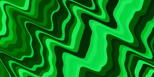 Dark Green Vector Layout Wry Lines — Stock Vector