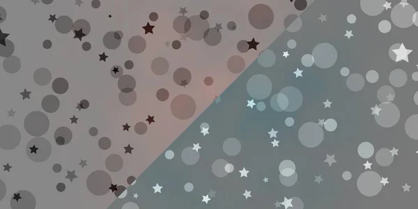 Diseño Vectorial Con Círculos Estrellas — Vector de stock