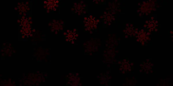 Темно Красный Векторный Шаблон Признаками Гриппа Абстрактная Иллюстрация Биологическими Градиентными — стоковый вектор