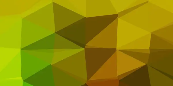 Dunkelgrüne Gelbe Vektor Geometrische Polygonale Tapete Abstrakte Illustration Mit Eleganten — Stockvektor