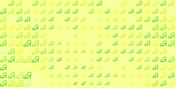 Ανοιχτό Πράσινο Κίτρινο Διανυσματικό Φόντο Σύμβολα Δύναμης Της Γυναίκας Πολύχρωμα — Διανυσματικό Αρχείο