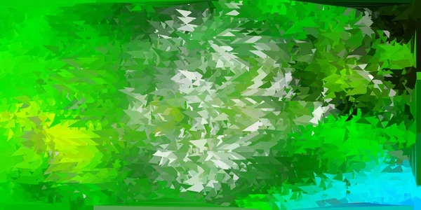 Lichtgroene Gele Vector Abstracte Driehoek Achtergrond Moderne Abstracte Illustratie Met — Stockvector