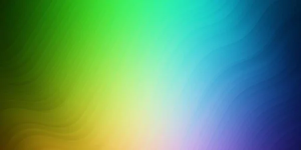 Разноцветный Векторный Фон Изогнутыми Линиями — стоковый вектор
