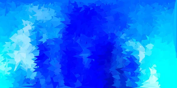 Fondo Triángulo Abstracto Vector Azul Claro Ilustración Inteligente Estilo Faceta — Archivo Imágenes Vectoriales