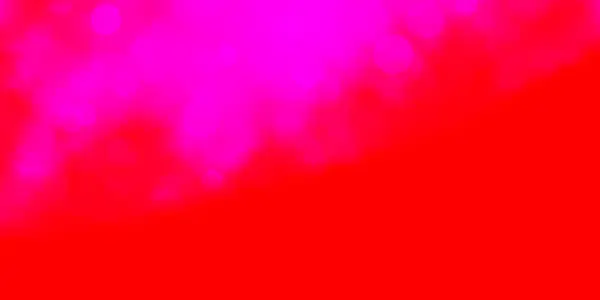Ljusrosa Röd Vektor Layout Med Cirklar — Stock vektor