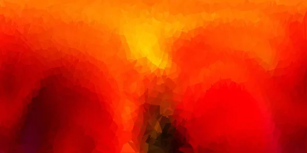 Ciemnoczerwony Wektor Trójkąta Tła Mozaiki Kolorowa Abstrakcyjna Ilustracja Gradientowymi Trójkątami — Wektor stockowy
