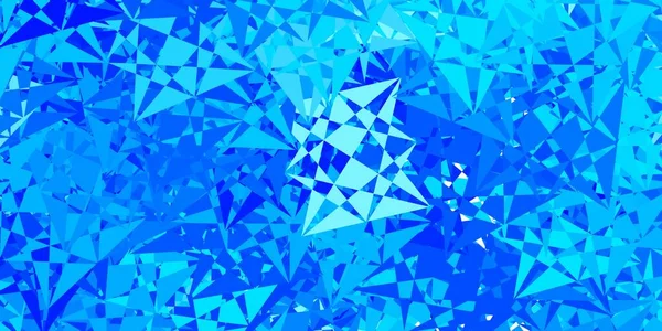 Diseño Vectorial Azul Claro Con Formas Triangulares Magnífica Ilustración Abstracta — Vector de stock