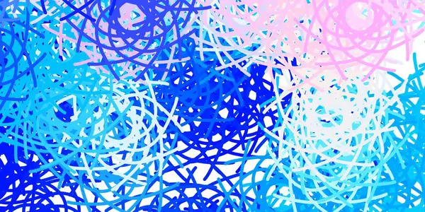 Lichtroze Blauwe Vectorachtergrond Met Willekeurige Vormen Illustratie Met Kleurrijke Vormen — Stockvector