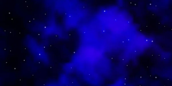 Tmavá Růžová Modrá Vektorová Textura Krásnými Hvězdami — Stockový vektor