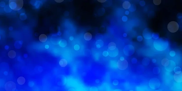 Светло Синий Векторный Шаблон Кругами — стоковый вектор