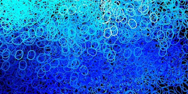 Σκούρο Μπλε Διάνυσμα Φόντο Χαοτικά Σχήματα Σύγχρονη Αφηρημένη Απεικόνιση Κλίση — Διανυσματικό Αρχείο