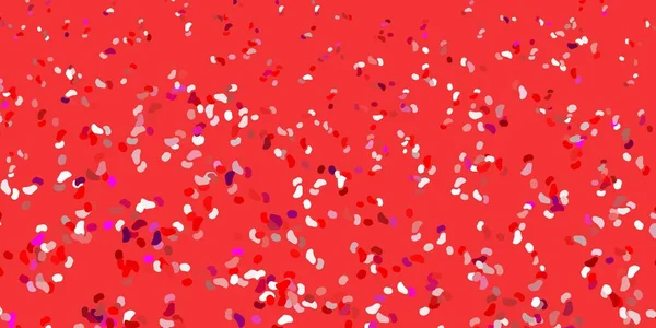 Roxo Claro Textura Vetor Rosa Com Formas Memphis Ilustração Abstrata — Vetor de Stock