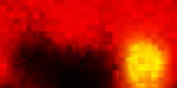 Светло Красная Желтая Векторная Компоновка Линиями Прямоугольниками Современная Абстрактная Иллюстрация — стоковый вектор