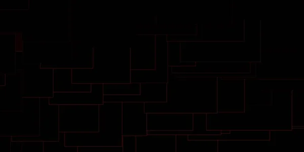 Темно Оранжеве Векторне Компонування Лініями Прямокутниками — стоковий вектор