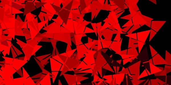 Azul Claro Textura Vetorial Vermelha Com Estilo Triangular Ilustração Abstrata —  Vetores de Stock
