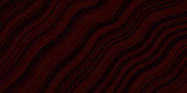 Modèle Vectoriel Rouge Foncé Avec Des Lignes Douces — Image vectorielle