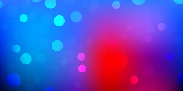 Modèle Vectoriel Bleu Clair Rouge Avec Des Formes Abstraites Illustration — Image vectorielle