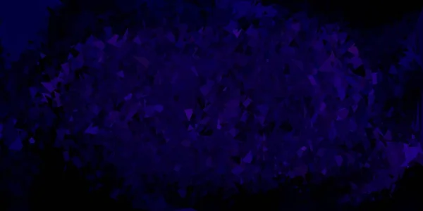 Modèle Abstrait Triangle Vectoriel Violet Foncé Illustration Verre Cassé Avec — Image vectorielle