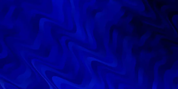 Plantilla Vectorial Azul Oscuro Con Curvas — Vector de stock