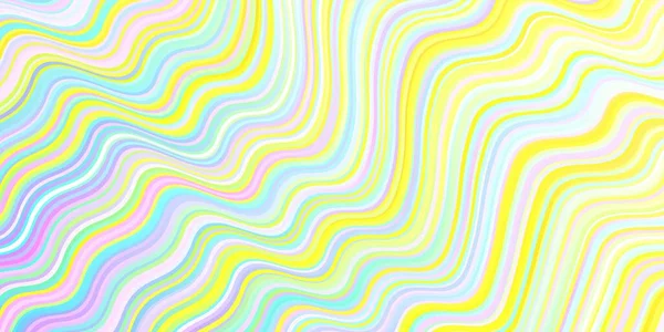 Agencement Vectoriel Multicolore Léger Avec Lignes Courbées Illustration Abstraite Scintillante — Image vectorielle