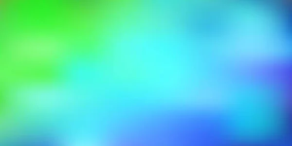 Açık Mavi Yeşil Vektör Soyut Bulanıklık Düzeni Görüntü Tarzında Renkli — Stok Vektör