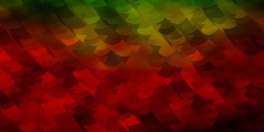 Dikdörtgenli koyu renkli vektör şablonu. Gradyan dikdörtgenleri ve kareleri olan renkli çizimler. Reklamınız, posteriniz, afişiniz için en iyi tasarım.