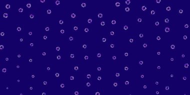 Açık mor, daire şekilli pembe vektör düzeni. Parlak renkli ve soyut küreler içeren bir resim. Bir marka kitabı için yeni şablon.