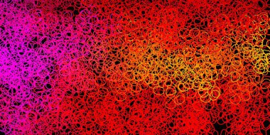 Soyut şekilli koyu pembe, sarı vektör deseni. Gradyan rastgele formlarla modern soyut illüstrasyon. İşiniz için akıllı tasarım.