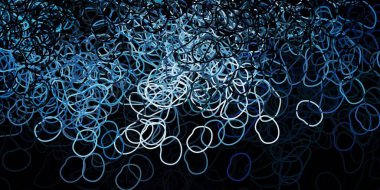 Soyut şekilli koyu mavi vektör deseni. Gradyan rastgele formlarla modern soyut illüstrasyon. Cep telefonları için arka plan.