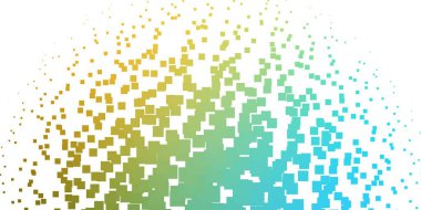 Açık Mavi, çizgileri, dikdörtgenleri olan sarı vektör düzeni.