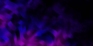 Bükülmüş çizgileri olan hafif Mor vektör arkaplanı.