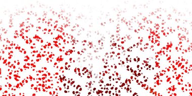 Açık kırmızı, Memphis şekilli sarı vektör dokusu. Gradyan rastgele formlarla modern soyut illüstrasyon. İşiniz için akıllı tasarım.