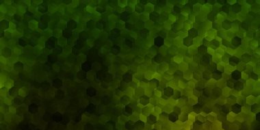 Memphis şekilli koyu yeşil vektör dokusu. Soyut tarzda, gradyan formlarda basit tasarım. Web siteniz için basit illüstrasyon.