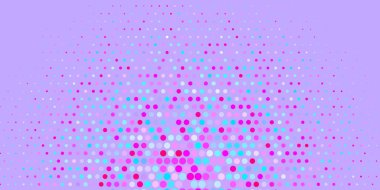 Açık Mavi, küreli kırmızı vektör deseni.