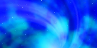 Parlak yıldızlı hafif BLUE vektör düzeni.