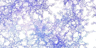 Açık Mor çizgili vektör arkaplanı. Eğimli dairesel kavisli parlak bir illüstrasyon. İş tanıtımınız için tasarım.