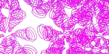 Açık pembe, eğrili mavi vektör düzeni. Eğimli renkli geometrik örnekler var. Cep telefonları için şablon.