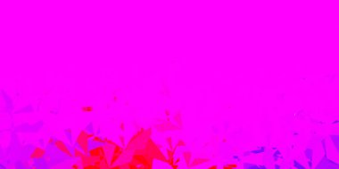 Açık kırmızı vektör geometrik çokgen tasarım. Kırık camlar ve üçgenler. İniş sayfaları tasarımı.