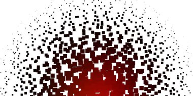 Açık Kırmızı, kare biçiminde sarı vektör deseni.