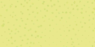 Açık yeşil, sarı vektör çiçekli doğal düzen. Soyut renkli çiçekli gradyan çizimi. Yepyeni iş tasarımı.