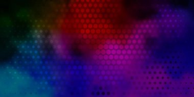 Daireli koyu renk vektör dokusu.