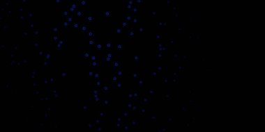 Renkli yıldızlı koyu mavi vektör arkaplanı.