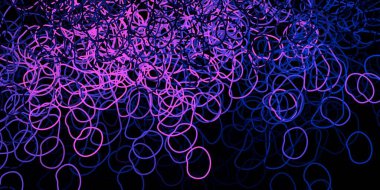 Rastgele şekilli koyu pembe, mavi vektör arkaplan. Basit bir şekilde gradyan olan renkli soyut biçimler. Web siteniz için basit illüstrasyon.