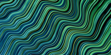 Wry çizgileri ile Açık Yeşil vektör deseni.