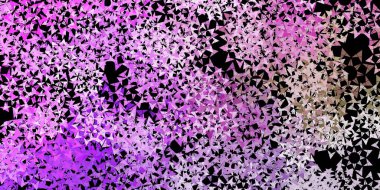 Açık mavi, üçgen şekilli yeşil vektör dokusu. Üçgenli soyut gradyan çizimi. Terfileriniz için tasarım.