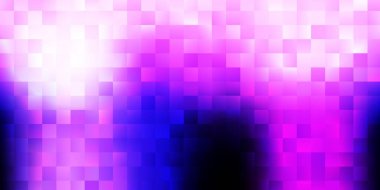 Dikdörtgenli açık mor vektör deseni. Renkli soyut çizimler ve eğimli dikdörtgenler. Cep telefonları için şablon.