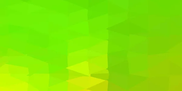 ダークグリーンベクトル三角形モザイク壁紙 抽象的な三角形とファセットスタイルのスマートイラスト Webアプリの壁紙 — ストックベクタ