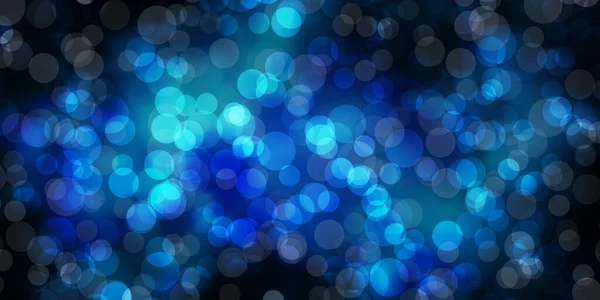 Texture Vectorielle Bleu Foncé Avec Cercles — Image vectorielle