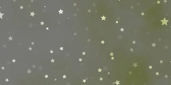 Plantilla Vectorial Verde Claro Con Estrellas Neón — Archivo Imágenes Vectoriales